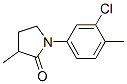 1-(3-chloro-4-methyl-phenyl)-3-methyl-pyrrolidin-2-one 구조식 이미지