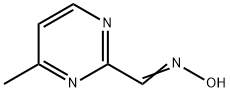 2-Pyrimidinecarboxaldehyde, 4-methyl-, oxime (8CI) Structure