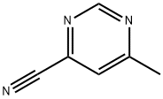4-피리미딘카르보니트릴,6-메틸-(8CI,9CI) 구조식 이미지