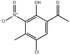 5'-CHLORO-2'-HYDROXY-4'-METHYL-3'-NITROACETOPHENONE Structure