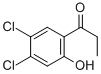 4",5"-디클로로-2"-하이드록시프로피오페논 구조식 이미지