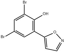 5-(3,5-DIBROMO-2-HYDROXYPHENYL)ISOXAZOLE Structure