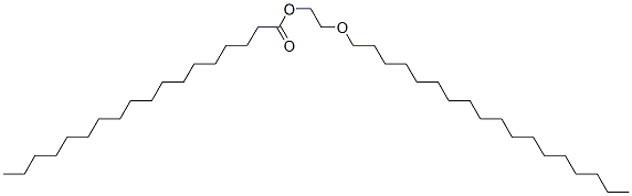 스테아르산,2-(옥타데실옥시)에틸에스테르 구조식 이미지