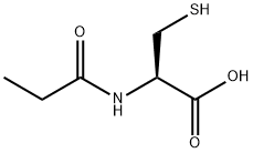 N-Propionyl-L-cysteine 구조식 이미지