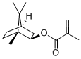 Isobornyl 2-methyl-2-propenoate 구조식 이미지