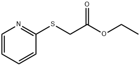 Acetic acid, (2-pyridinylthio)-, ethyl ester (9CI) 구조식 이미지