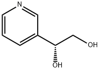 1,2-Ethanediol,1-(3-pyridinyl)-,(1R)-(9CI) 구조식 이미지