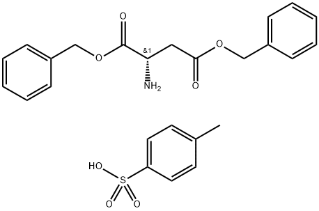 L-Aspartic acid dibenzyl ester 4-toluenesulfonate 구조식 이미지