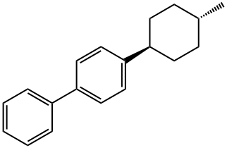 Biphenyl, 4-(4-methylcyclohexyl)-, trans- 구조식 이미지