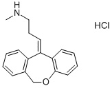 11[6H]-[3-(METHYLAMINO)PROPYLIDENE]DIBENZ[B,E]OXEPINE HYDROCHLORIDE Structure