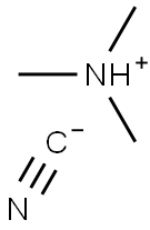 Trimethylammonium cyanide Structure