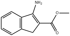 1H-Indene-2-carboxylicacid,3-amino-,methylester(9CI) Structure