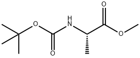 BOC-L-ALANINE METHYL ESTER 구조식 이미지