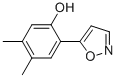 5-(4,5-디메틸-2-히드록시페닐)이속사졸 구조식 이미지