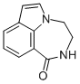 3,4-Dihydropyrrolo(3,2,1-jk)(1,4)benzodiazepin-1(2H)-one 구조식 이미지