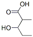 3-hydroxy-2-methylvaleric acid Structure