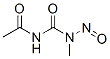 NMETHYLNNITROSONACETYLUREA Structure