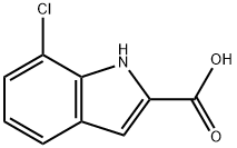 7-chloro-1H-indole-2-carboxylic acid Structure