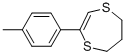 (Z)-6,7-디하이드로-2-p-톨릴-5H-1,4-디티에핀 구조식 이미지