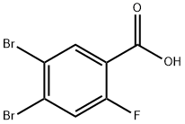 4,5-DIBROMO-2-FLUOROBENZOIC ACID Structure