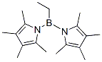 에틸비스(2,3,4,5-테트라메틸-1H-피롤-1-일)보란 구조식 이미지