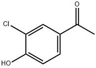 1-(3-클로로-4-하이드록시페닐)-1-에타논 구조식 이미지