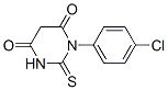 1-(p-Chlorophenyl)-2-thioxo-2,3-dihydropyrimidine-4,6(1H,5H)-dione 구조식 이미지