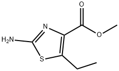 메틸2-아미노-5-에틸-1,3-티아졸-4-카르복실레이트 구조식 이미지