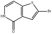 2-브로모티에노[3,2-c]피리딘-4(5H)-온 구조식 이미지