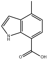 1H-Indole-7-carboxylic acid, 4-Methyl- Structure