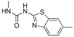 Urea, 1-methyl-3-(6-methyl-2-benzothiazolyl)- (8CI) 구조식 이미지