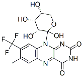 7-메틸-8-트리플루오로메틸-10-(1'-D-리비틸)이소알록사진 구조식 이미지