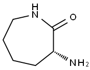D-alpha-Amino-epsilon-caprolactam 구조식 이미지