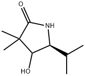 2-Pyrrolidinone,4-hydroxy-3,3-dimethyl-5-(1-methylethyl)-,(5S)-(9CI) 구조식 이미지