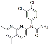 Urea, N-(3,4-dichlorophenyl)-N-(5,7-dimethyl-1,8-naphthyridin-2-yl)- (9CI) Structure