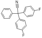 BIS-(4-FLUORO-PHENYL)-PHENYL-ACETONITRILE Structure