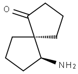 Spiro[4.4]nonan-1-one, 6-amino-, (5S,6S)- (9CI) Structure