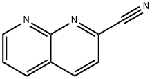 1,8-NAPHTHYRIDINE-2-CARBONITRILE 구조식 이미지