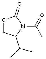 2-Oxazolidinone, 3-acetyl-4-(1-methylethyl)- (9CI) Structure