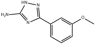 5-(3-Methoxyphenyl)-4H-1,2,4-triazol-3-amine 구조식 이미지