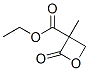 3-옥세탄카르복실산,3-메틸-2-옥소-,에틸에스테르(9CI) 구조식 이미지