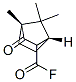 Bicyclo[2.2.1]heptane-2-carbonyl fluoride, 4,7,7-trimethyl-3-oxo-, (1R,4R)- (9CI) Structure