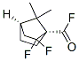Bicyclo[2.2.1]heptane-1-carbonyl fluoride, 2,2-difluoro-7,7-dimethyl-, (1R,4R)- (9CI) Structure