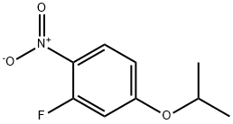 2-플루오로-4-이소프로폭시-1-니트로벤젠 구조식 이미지