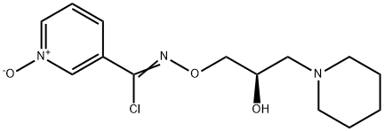 (2R)-1-[[chloro-(1-oxidopyridin-5-yl)methylidene]amino]oxy-3-(1-piperidyl)propan-2-ol 구조식 이미지