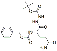 2-[(S)-5-아미노-1,5-디옥소-2-[[(벤질옥시)카르보닐]아미노]펜틸]히드라진-1-카르복실산tert-부틸에스테르 구조식 이미지