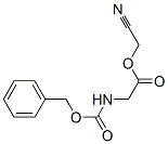 시아노메틸2-페닐메톡시카르보닐아미노아세테이트 구조식 이미지