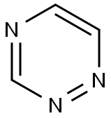 1,2,4-Triazine 구조식 이미지