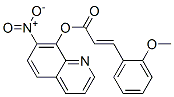 3-(2-메톡시페닐)프로펜산7-니트로-8-퀴놀릴에스테르 구조식 이미지