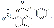 7-Nitro-8-quinolinol 3-(3,4-dichlorophenyl)propenoate Structure